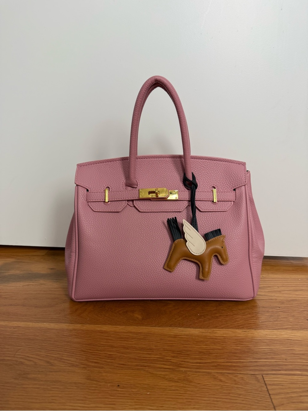 Pink Structured Wirkin Bag
